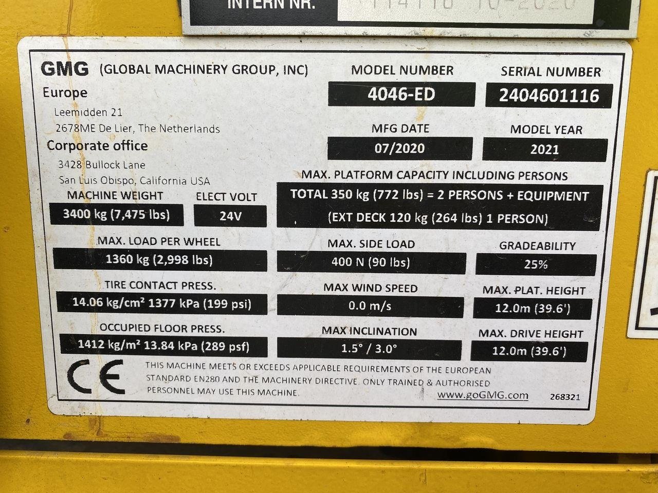 Scherenarbeitsbühne του τύπου Sonstige 4046-ED 2.0, Gebrauchtmaschine σε Skive (Φωτογραφία 10)