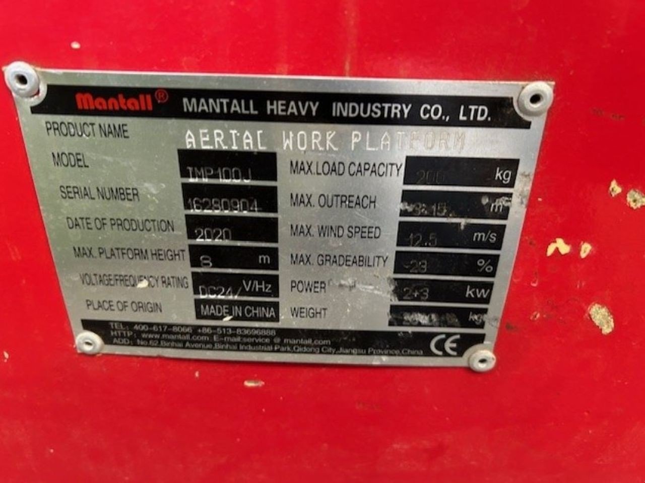 Scherenarbeitsbühne typu Sonstige IMP100J, Gebrauchtmaschine v Skive (Obrázek 4)