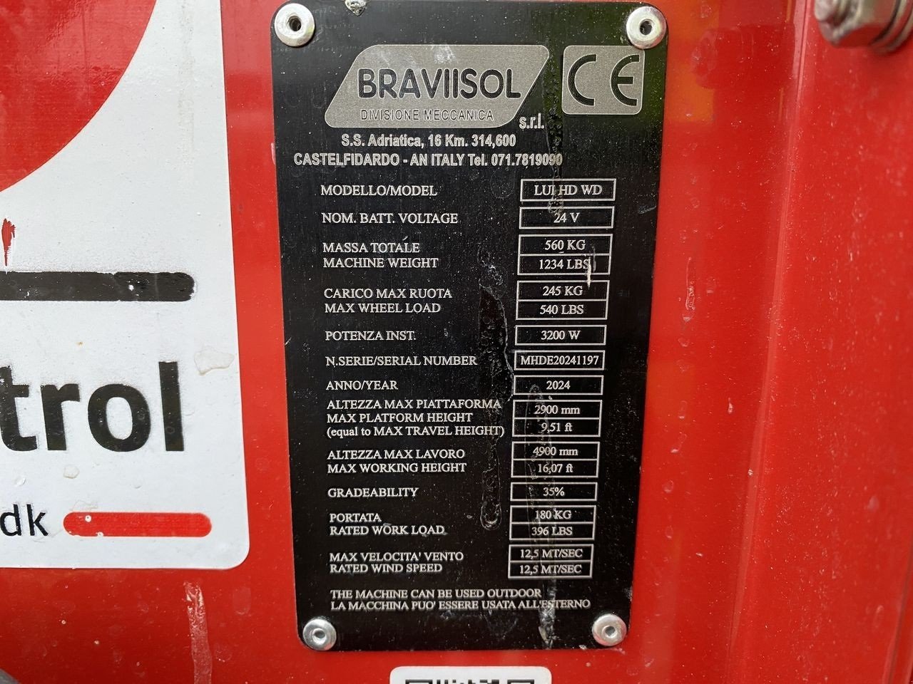 Scherenarbeitsbühne typu Sonstige Leonardo HD, Gebrauchtmaschine v Skive (Obrázek 12)