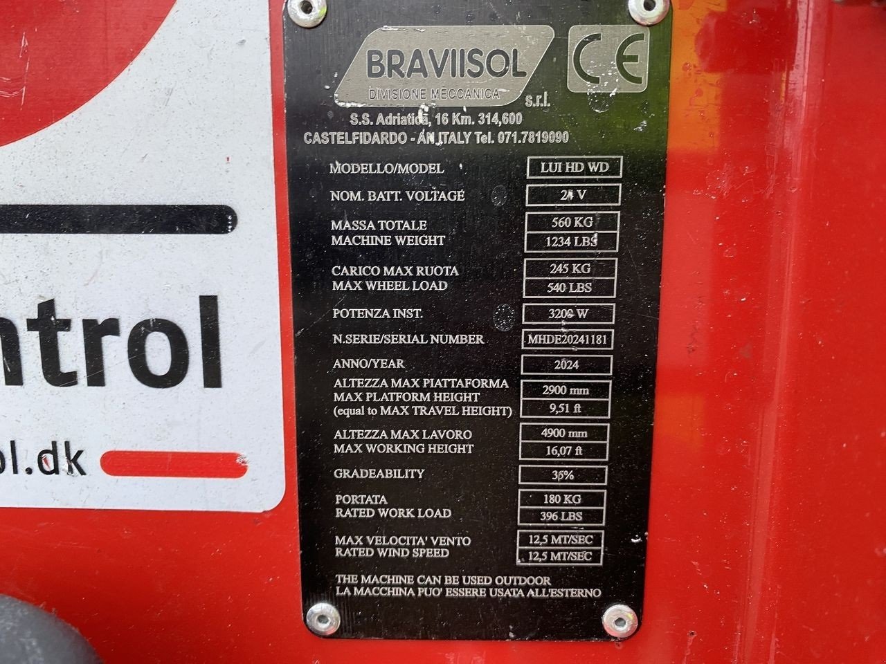 Scherenarbeitsbühne типа Sonstige Leonardo HD, Gebrauchtmaschine в Skive (Фотография 12)