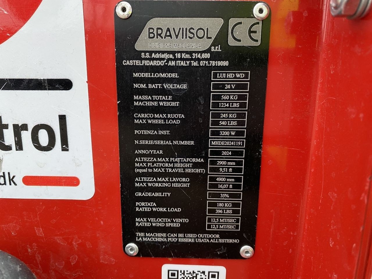 Scherenarbeitsbühne типа Sonstige Leonardo HD, Gebrauchtmaschine в Skive (Фотография 12)