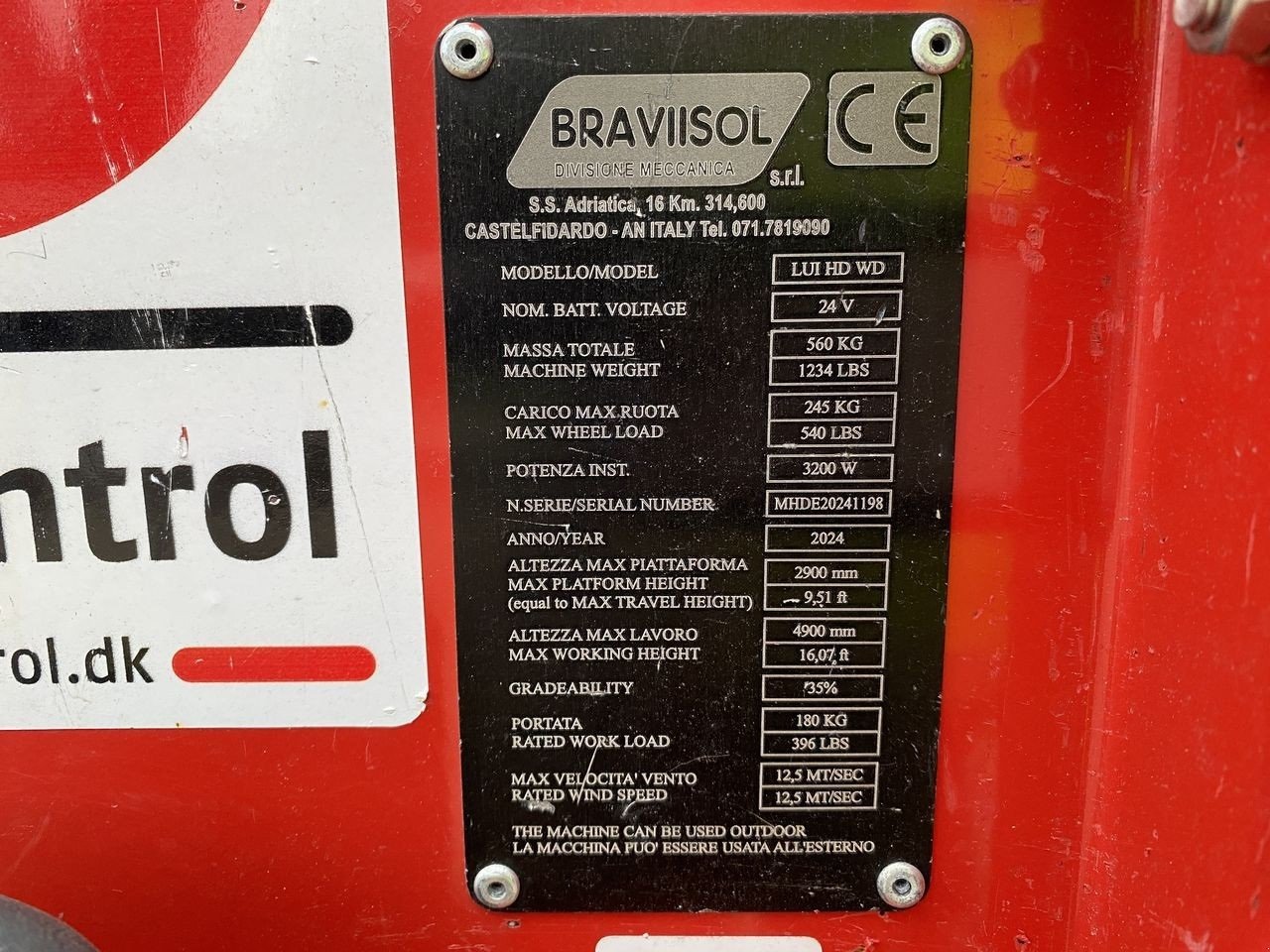 Scherenarbeitsbühne от тип Sonstige Leonardo HD, Gebrauchtmaschine в Skive (Снимка 12)