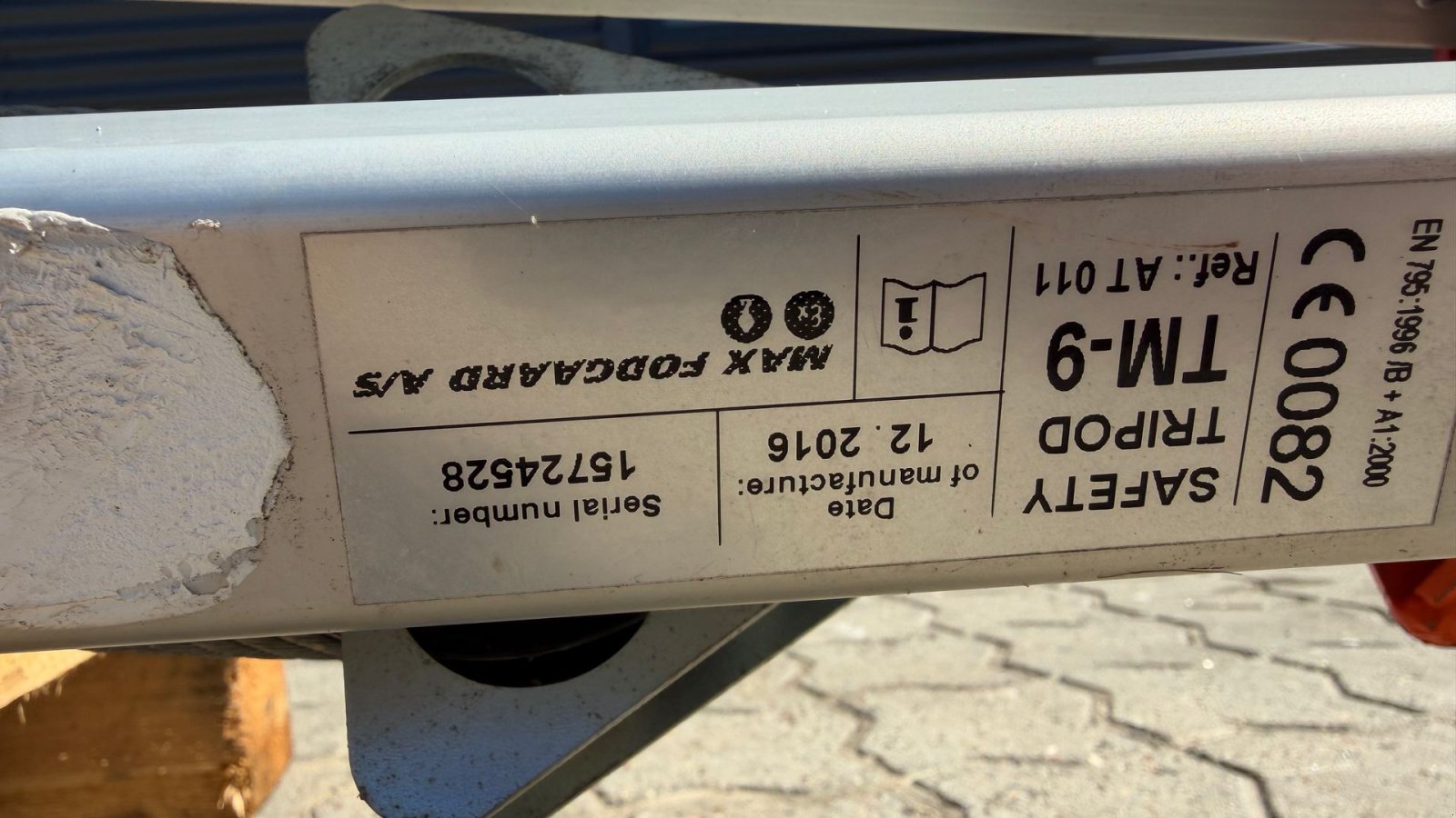 Scherenarbeitsbühne Türe ait Sonstige TM-9, Gebrauchtmaschine içinde Rønnede (resim 8)