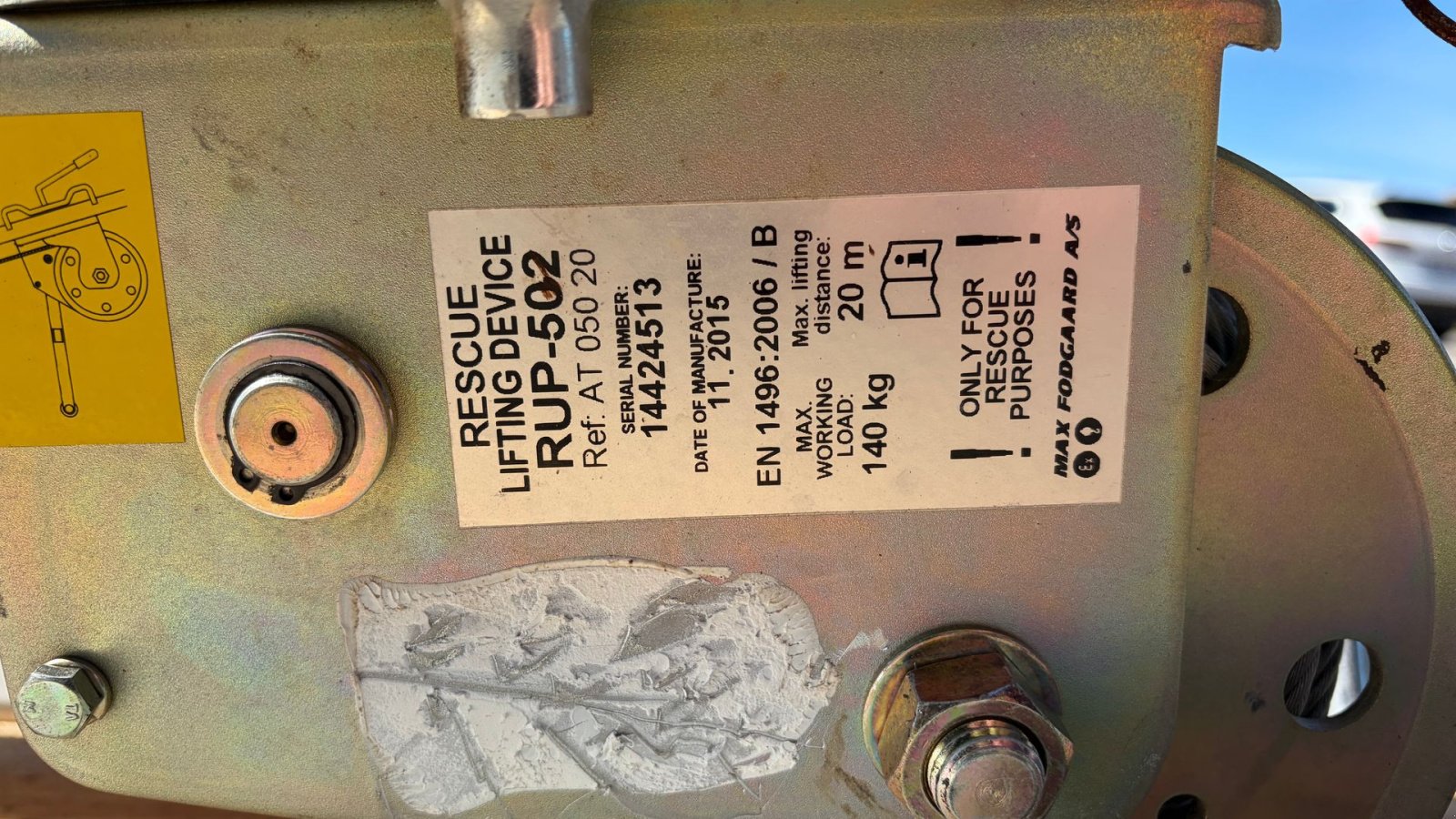 Scherenarbeitsbühne Türe ait Sonstige TM-9, Gebrauchtmaschine içinde Rønnede (resim 9)