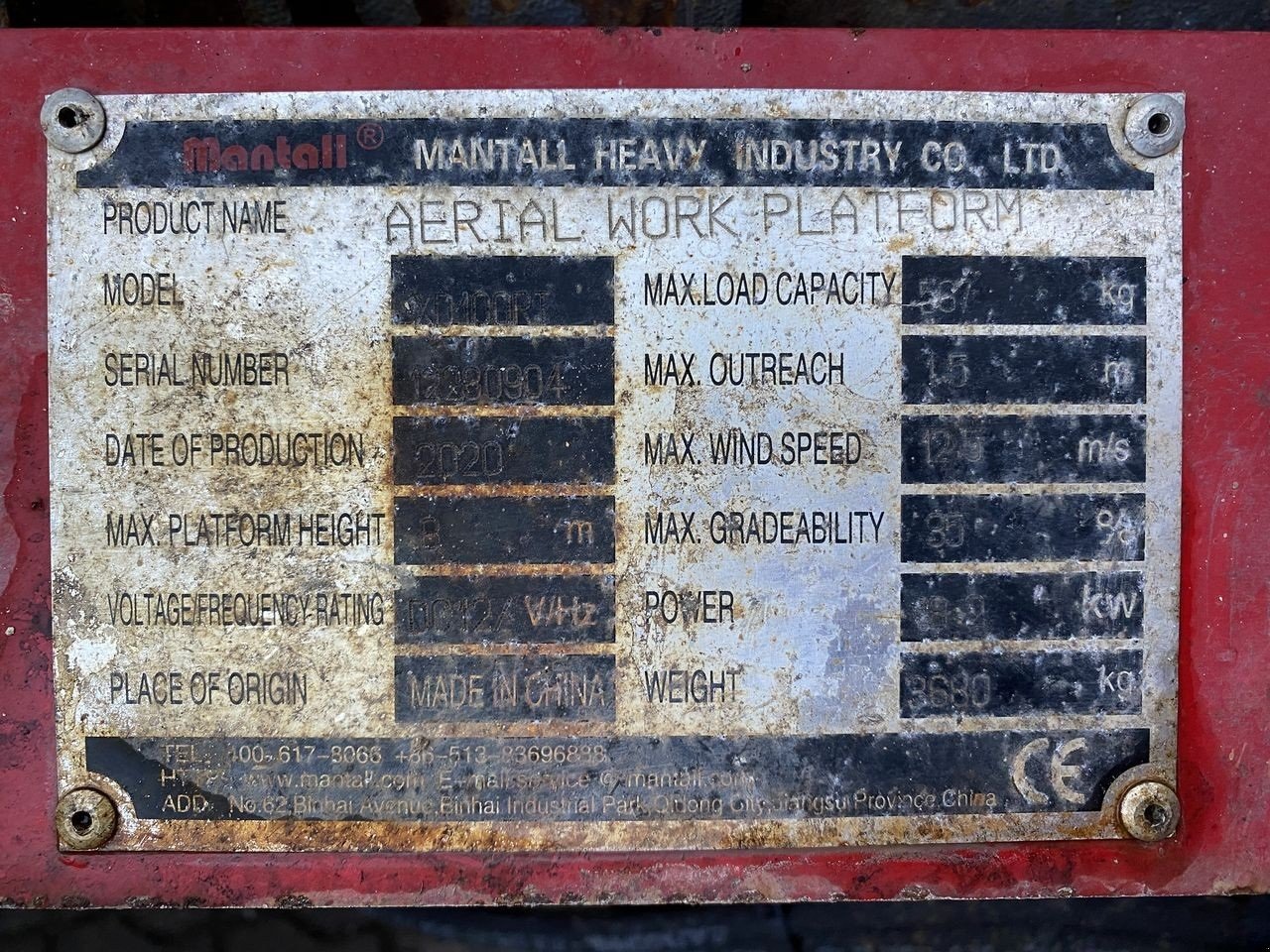 Scherenarbeitsbühne tipa Sonstige XD100RT, Gebrauchtmaschine u Skive (Slika 6)