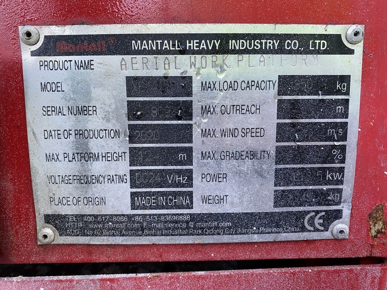 Scherenarbeitsbühne tipa Sonstige XE140W, Gebrauchtmaschine u Skive (Slika 10)