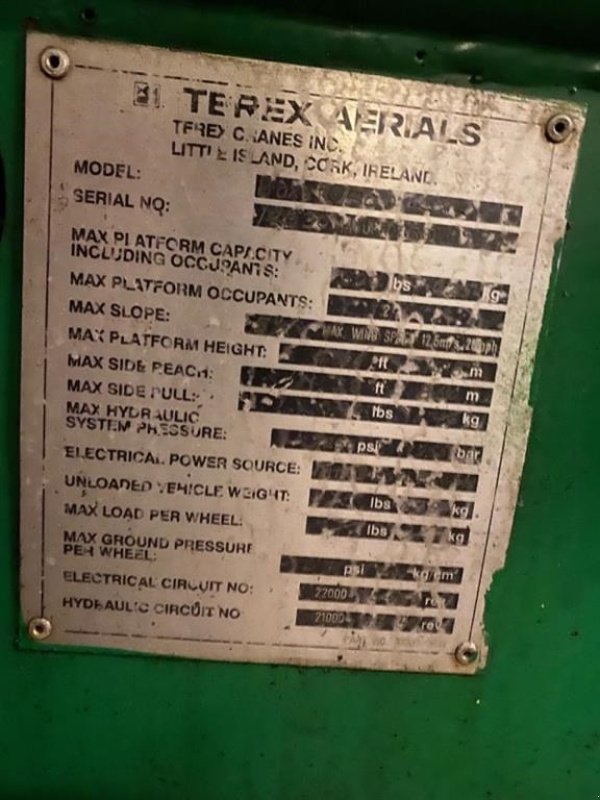 Scherenarbeitsbühne des Typs Terex Aerials Boxer 170, Gebrauchtmaschine in Egtved (Bild 8)