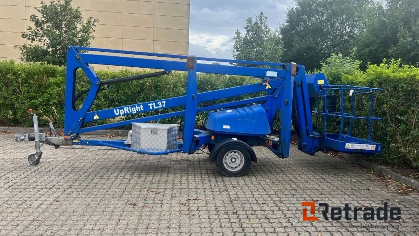 Scherenarbeitsbühne типа Upright TL37 Trailer lift 12,5 meter, Gebrauchtmaschine в Rødovre (Фотография 1)