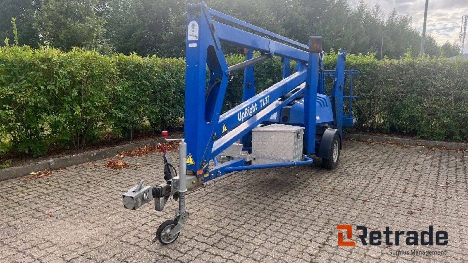 Scherenarbeitsbühne типа Upright TL37 Trailer lift 12,5 meter, Gebrauchtmaschine в Rødovre (Фотография 2)