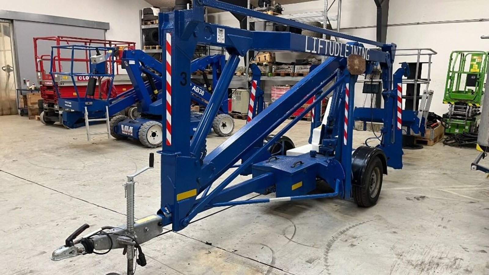 Scherenarbeitsbühne типа Upright TL38 trailerlift - 13,5m, Gebrauchtmaschine в Rødovre (Фотография 1)