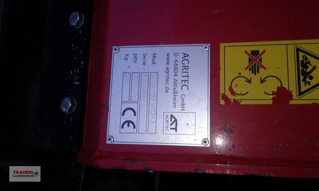 Schlegelmäher typu Agria GS50-180, Gebrauchtmaschine v Mainburg/Wambach (Obrázek 6)