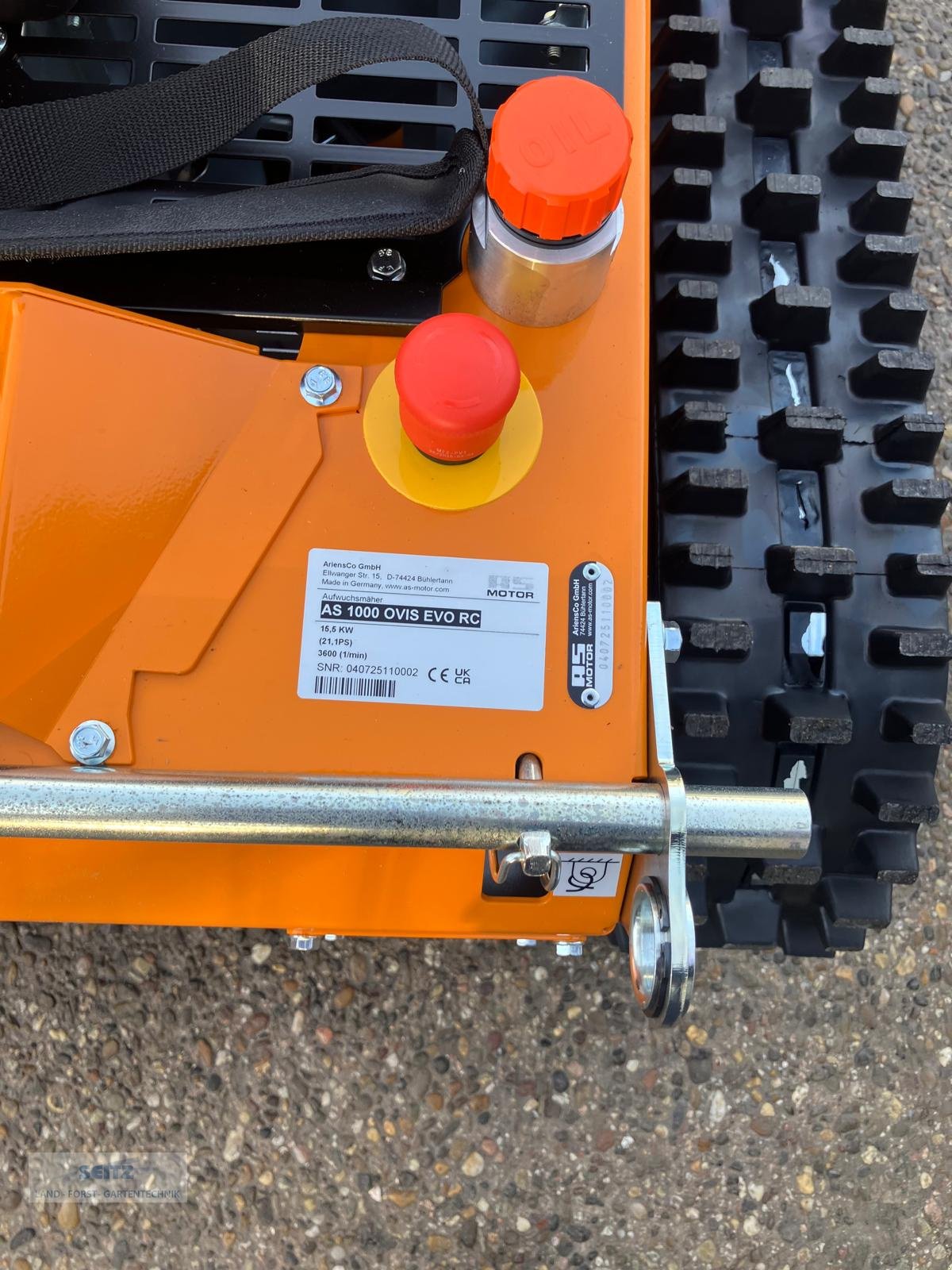 Schlegelmäher типа AS-Motor AS 1000 EVO RC, Neumaschine в Lindenfels-Glattbach (Фотография 4)