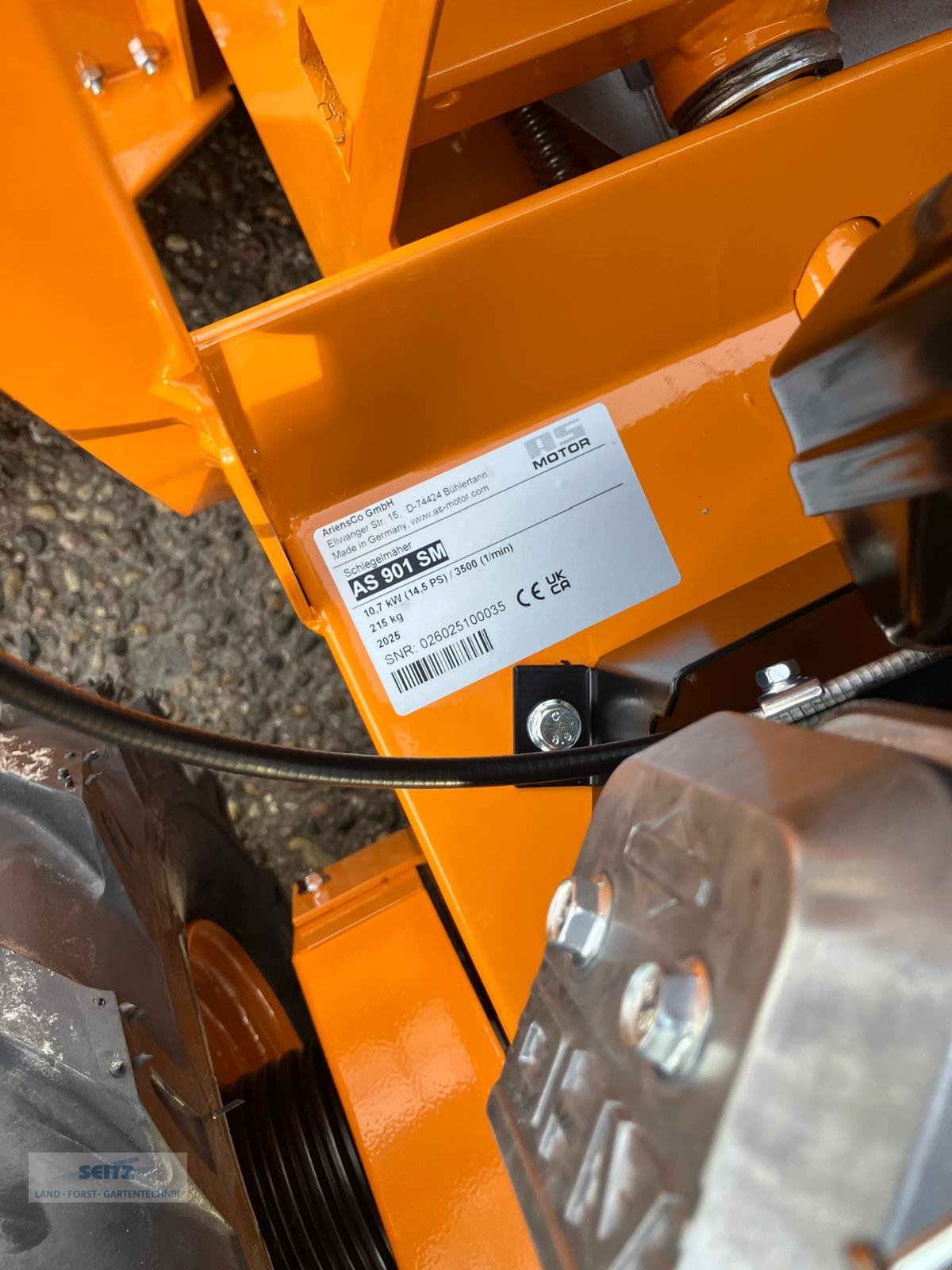 Schlegelmäher типа AS-Motor AS 901 SM, Neumaschine в Lindenfels-Glattbach (Фотография 2)