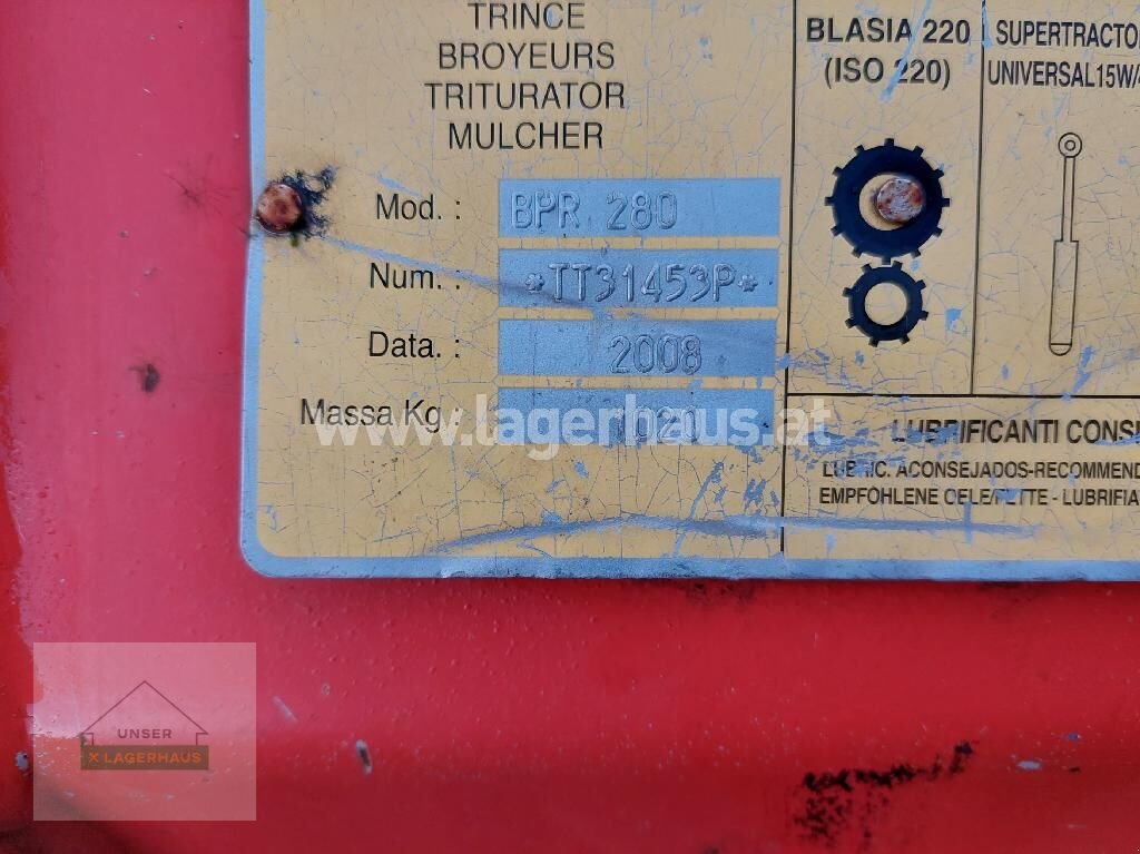 Schlegelmäher des Typs Kuhn BPR 280, Gebrauchtmaschine in Haag (Bild 7)