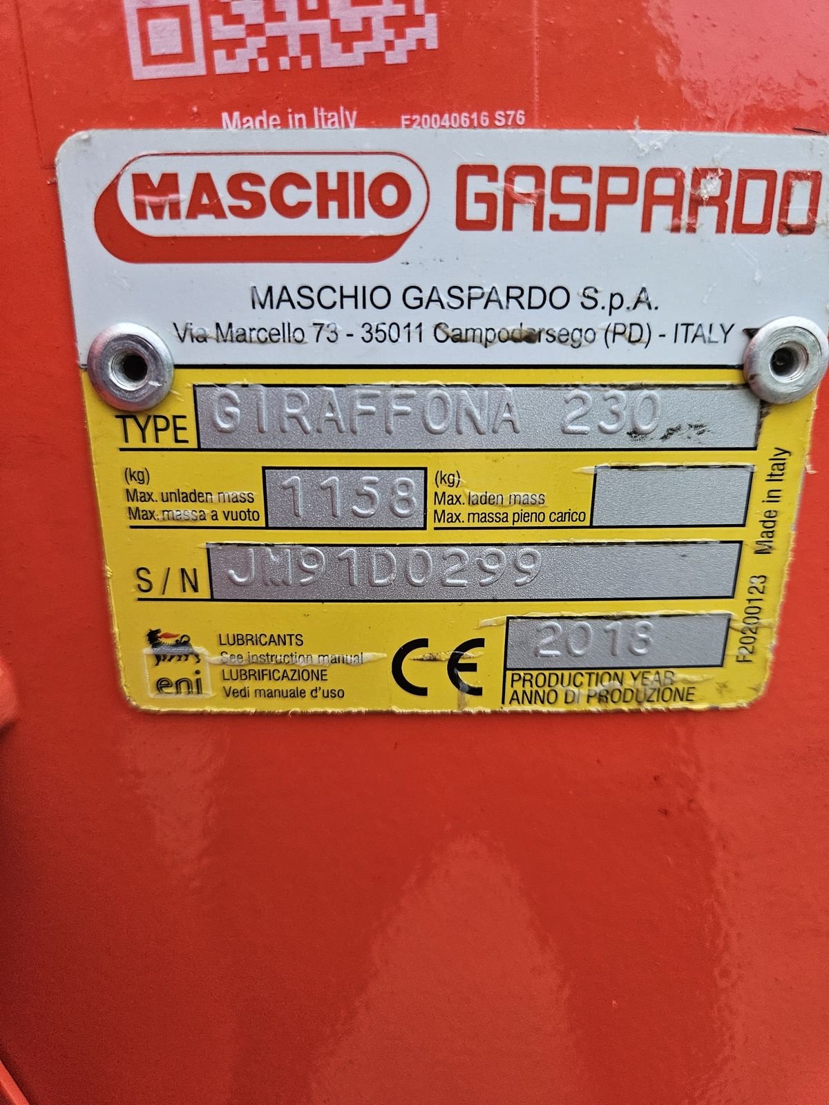 Schlegelmäher του τύπου Maschio Giraffona 230 SE, Gebrauchtmaschine σε Siget in der Wart (Φωτογραφία 5)