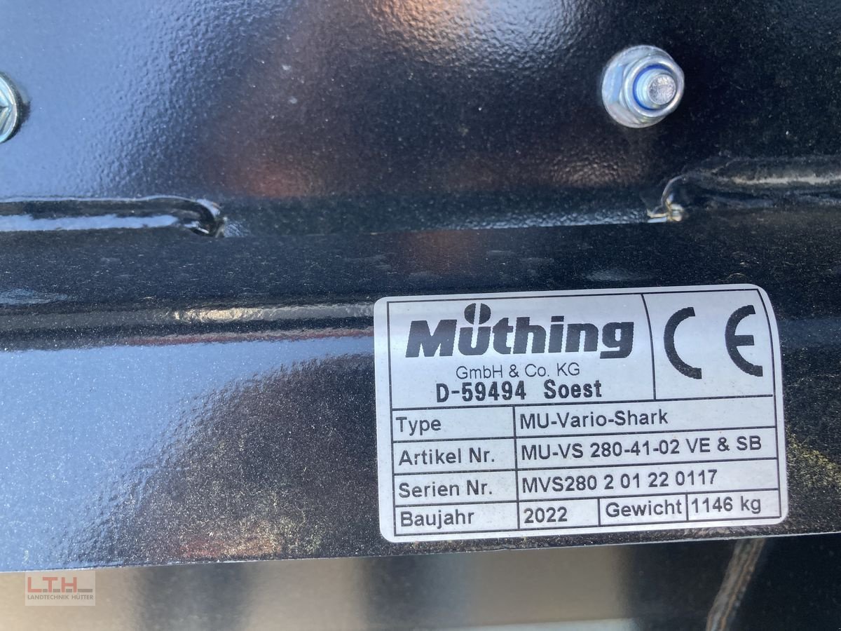 Schlegelmäher tipa Müthing MU-VS 280 Vario Shark, Neumaschine u Gnas (Slika 11)