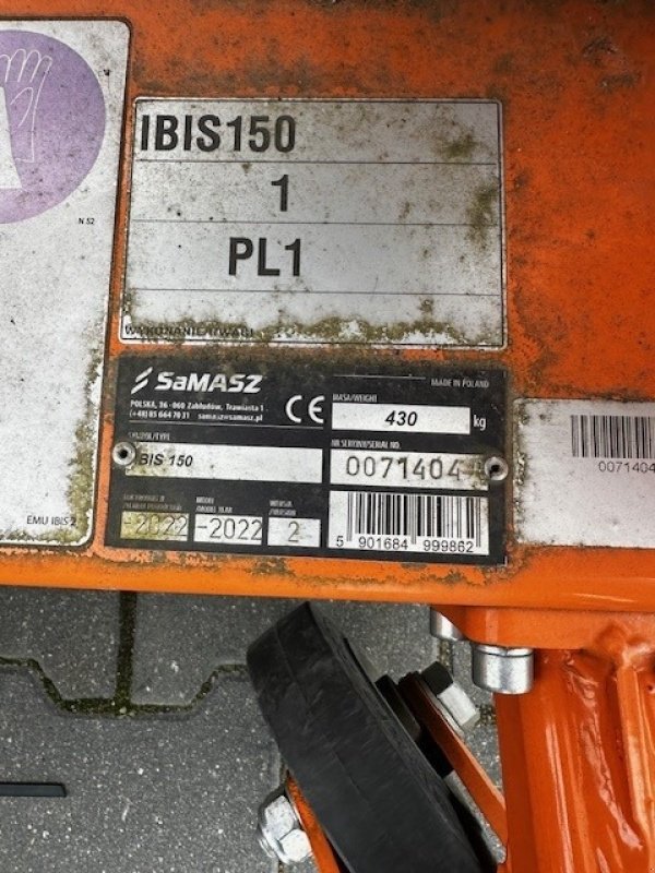 Schlegelmäher του τύπου SaMASZ IBIS 150, Neumaschine σε Mrągowo (Φωτογραφία 6)