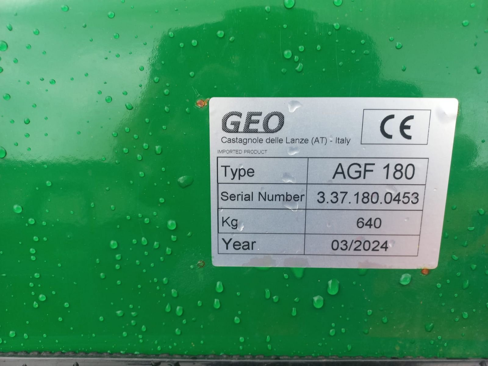 Schlegelmäher του τύπου Sonstige AGF 180, Neumaschine σε Göpfritz (Φωτογραφία 3)