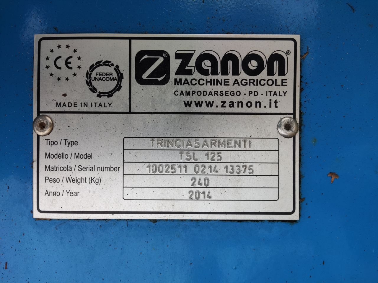 Schlegelmäher typu Sonstige ZANON, Gebrauchtmaschine v Klarenbeek (Obrázek 4)