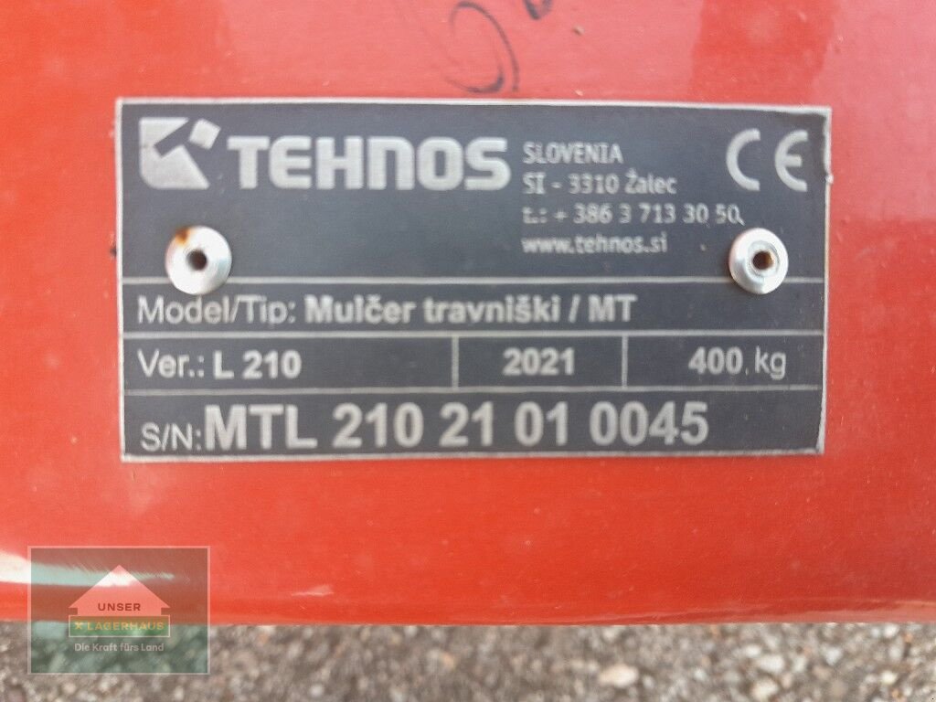 Schlegelmäher des Typs Tehnos MTL 210, Neumaschine in Lambach (Bild 2)