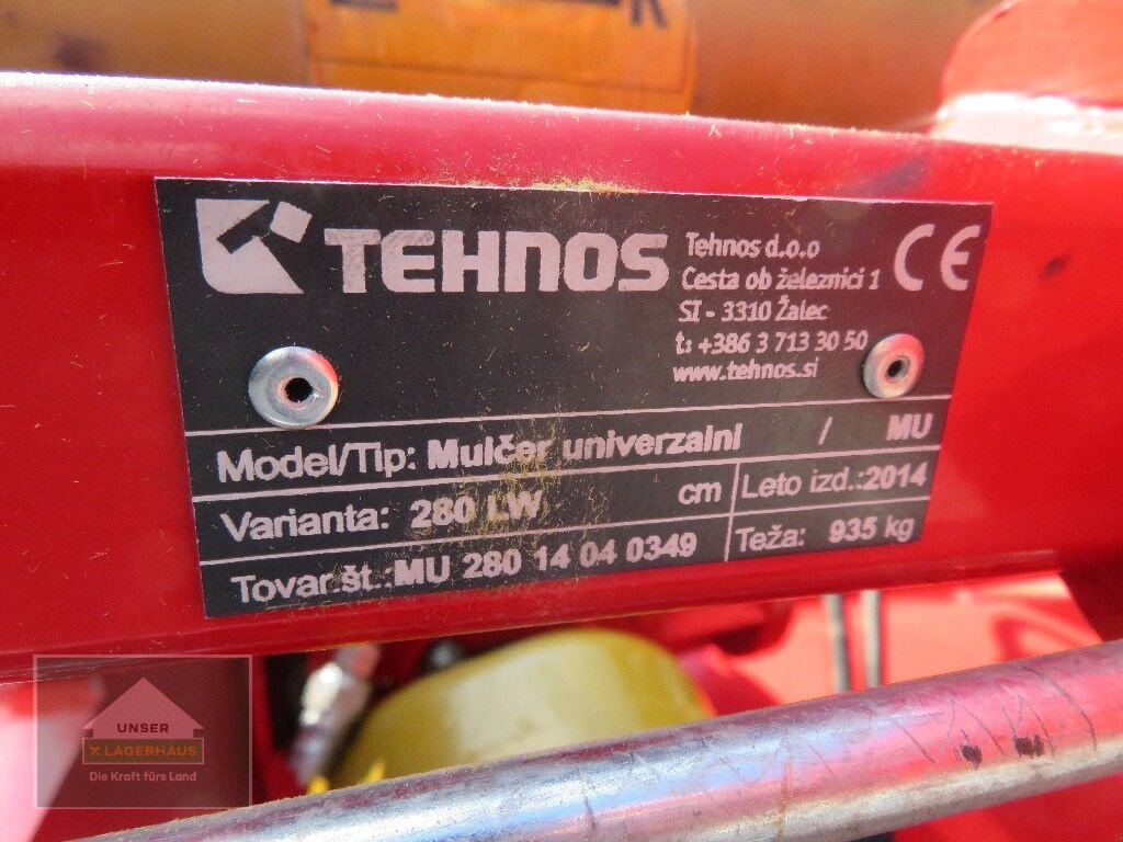 Schlegelmäher of the type Tehnos MU 280 LW, Gebrauchtmaschine in Hofkirchen (Picture 7)