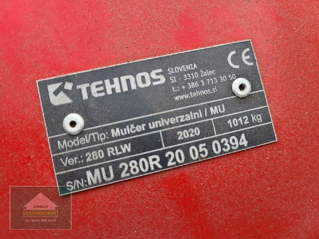 Schlegelmäher of the type Tehnos MU 280 R LW, Gebrauchtmaschine in Perg (Picture 4)