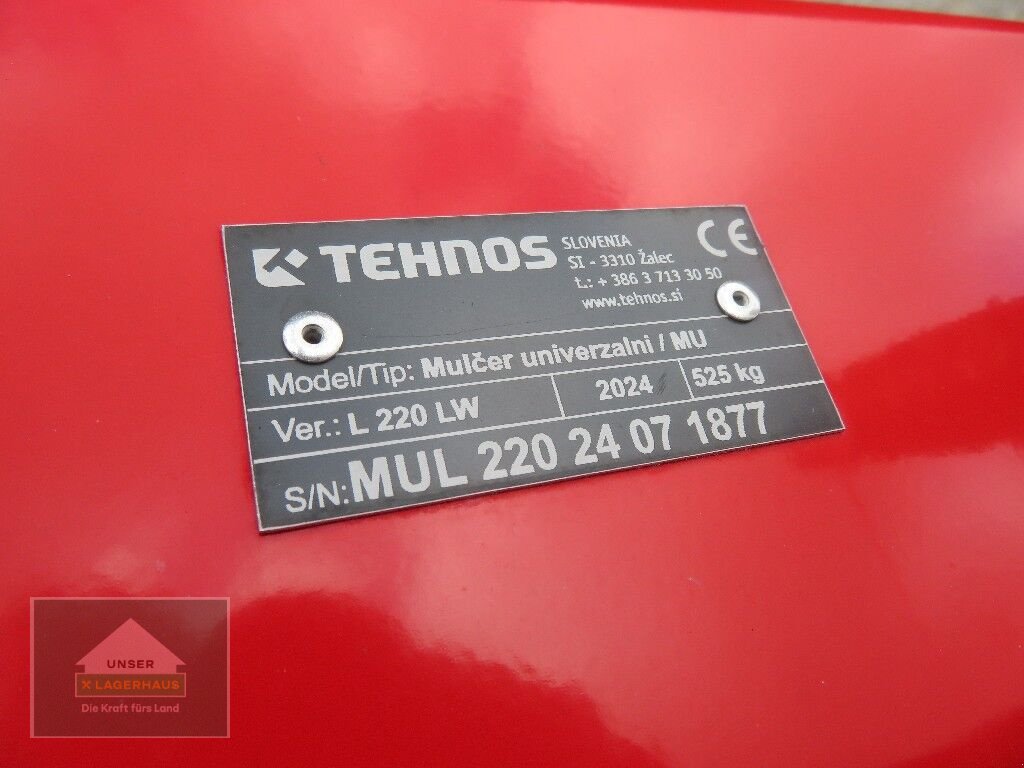 Schlegelmäher typu Tehnos MUL 220 LW, Neumaschine v Hofkirchen (Obrázek 11)