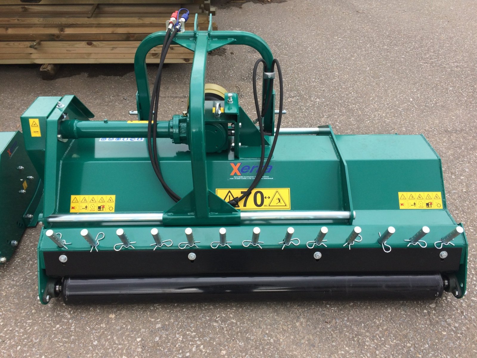 Schlegelmäher от тип Tierre X-Line XL 160 H mit Rechen, Neumaschine в Rudersdorf (Снимка 2)