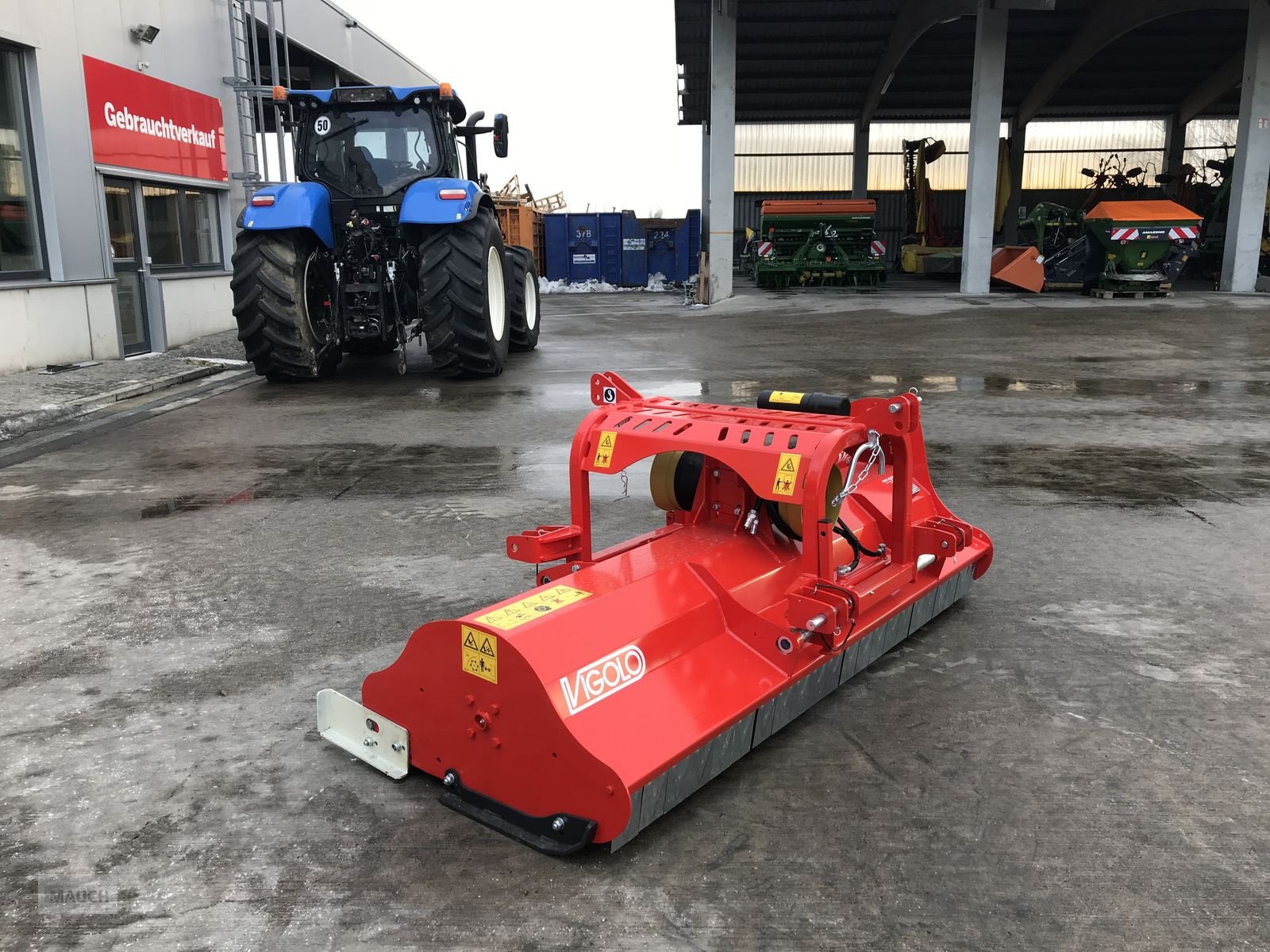 Schlegelmäher Türe ait Vigolo TK2/R 220, Neumaschine içinde Burgkirchen (resim 3)