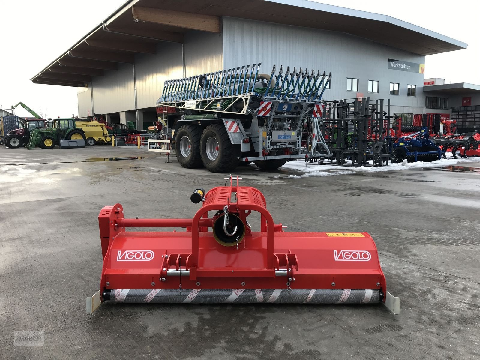 Schlegelmäher Türe ait Vigolo TK2/R 220, Neumaschine içinde Burgkirchen (resim 5)