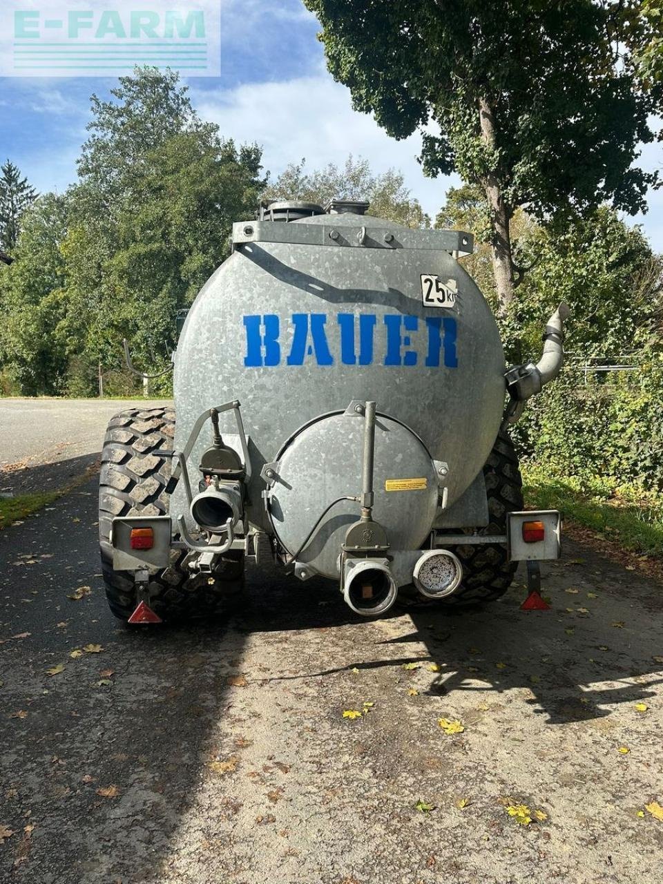 Schleudertankwagen Türe ait Bauer f80, Gebrauchtmaschine içinde ILZ (resim 2)