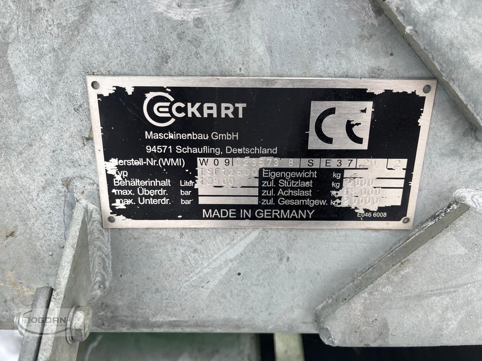 Schleudertankwagen des Typs Eckart TSF 12500 Poly, Gebrauchtmaschine in Rohr i. NB (Bild 6)