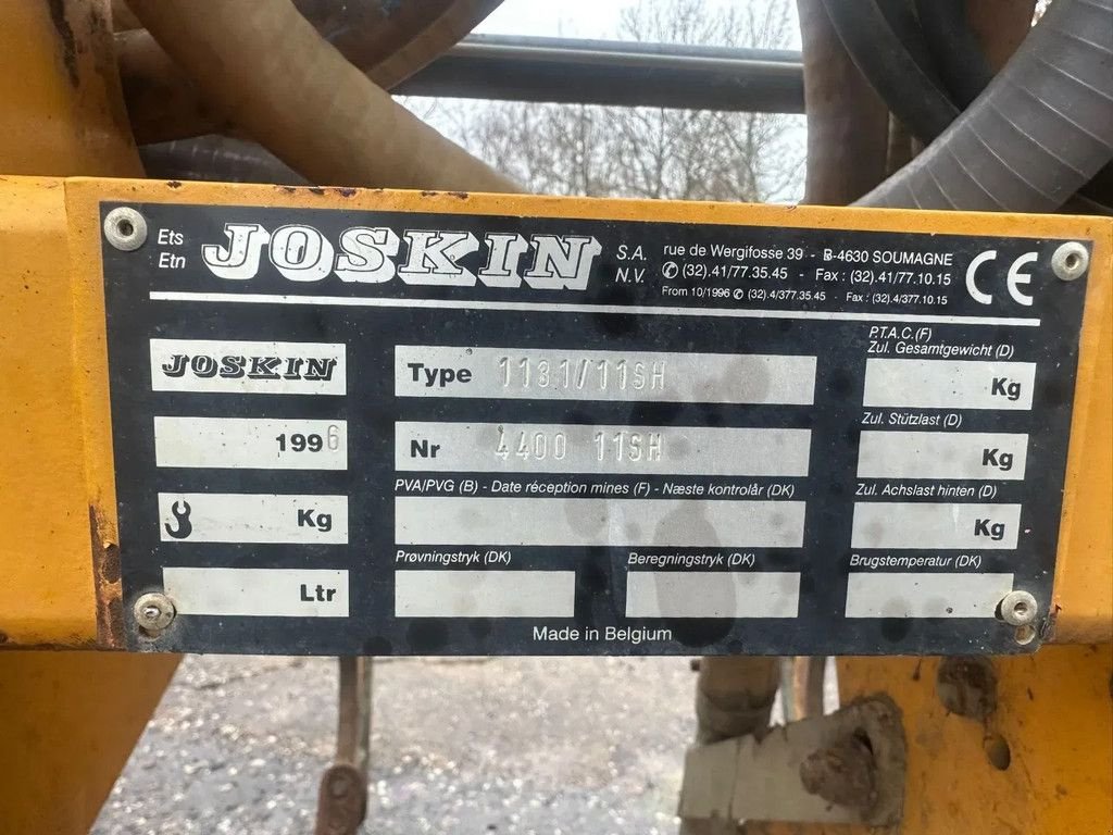 Schleudertankwagen del tipo Joskin 1131 / 11 SH Bouwland injecteur Bemester 4.50, Gebrauchtmaschine en Ruinerwold (Imagen 10)