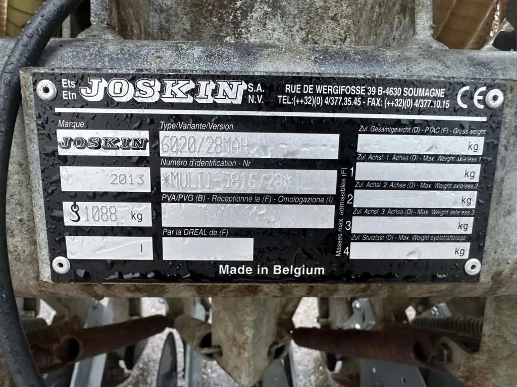 Schleudertankwagen του τύπου Joskin Mutli 6020/28 Multi action zodenbemester Bemester, Gebrauchtmaschine σε Ruinerwold (Φωτογραφία 9)