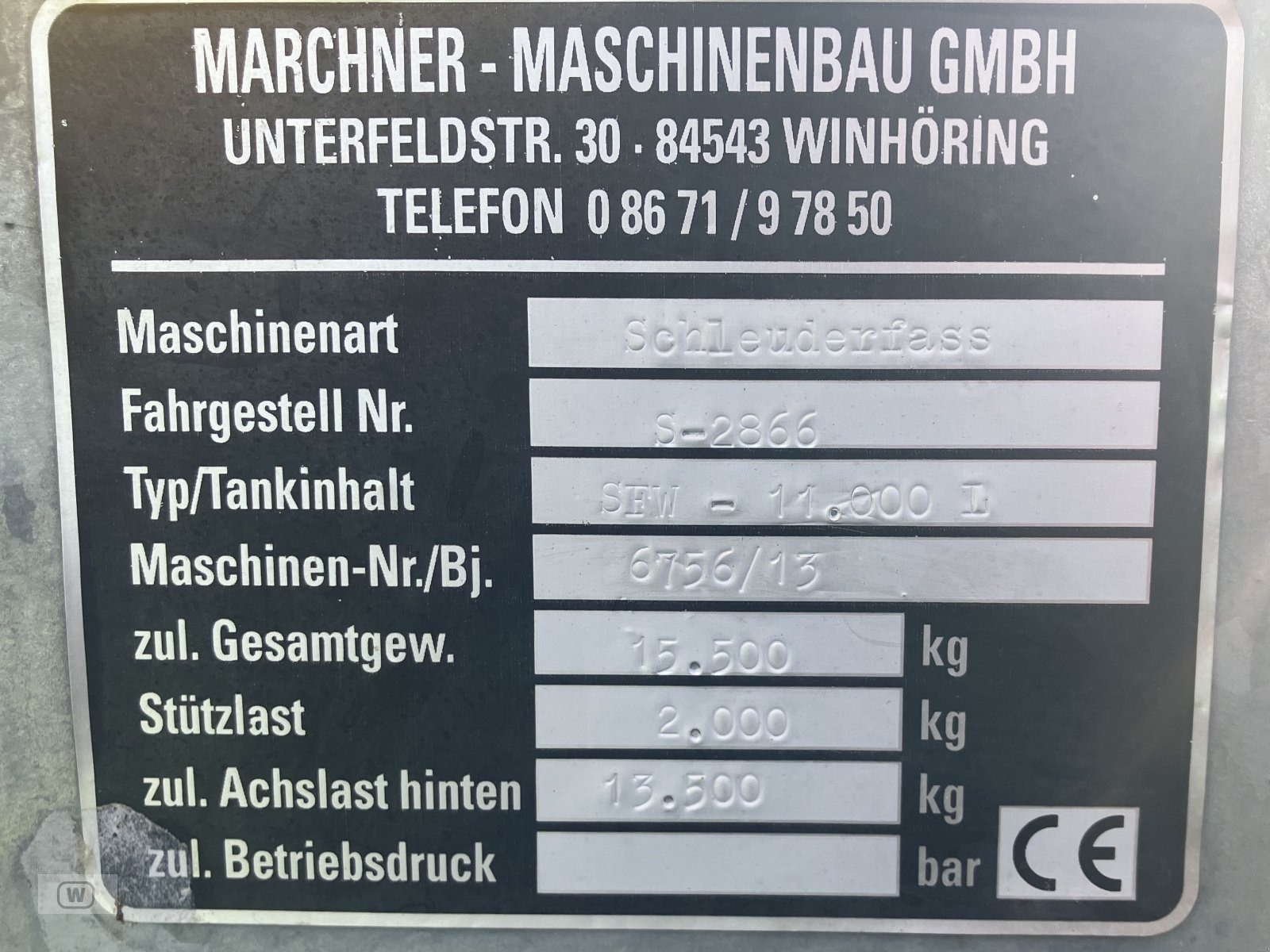 Schleudertankwagen του τύπου Marchner SFW 10500, Gebrauchtmaschine σε Zell an der Pram (Φωτογραφία 24)