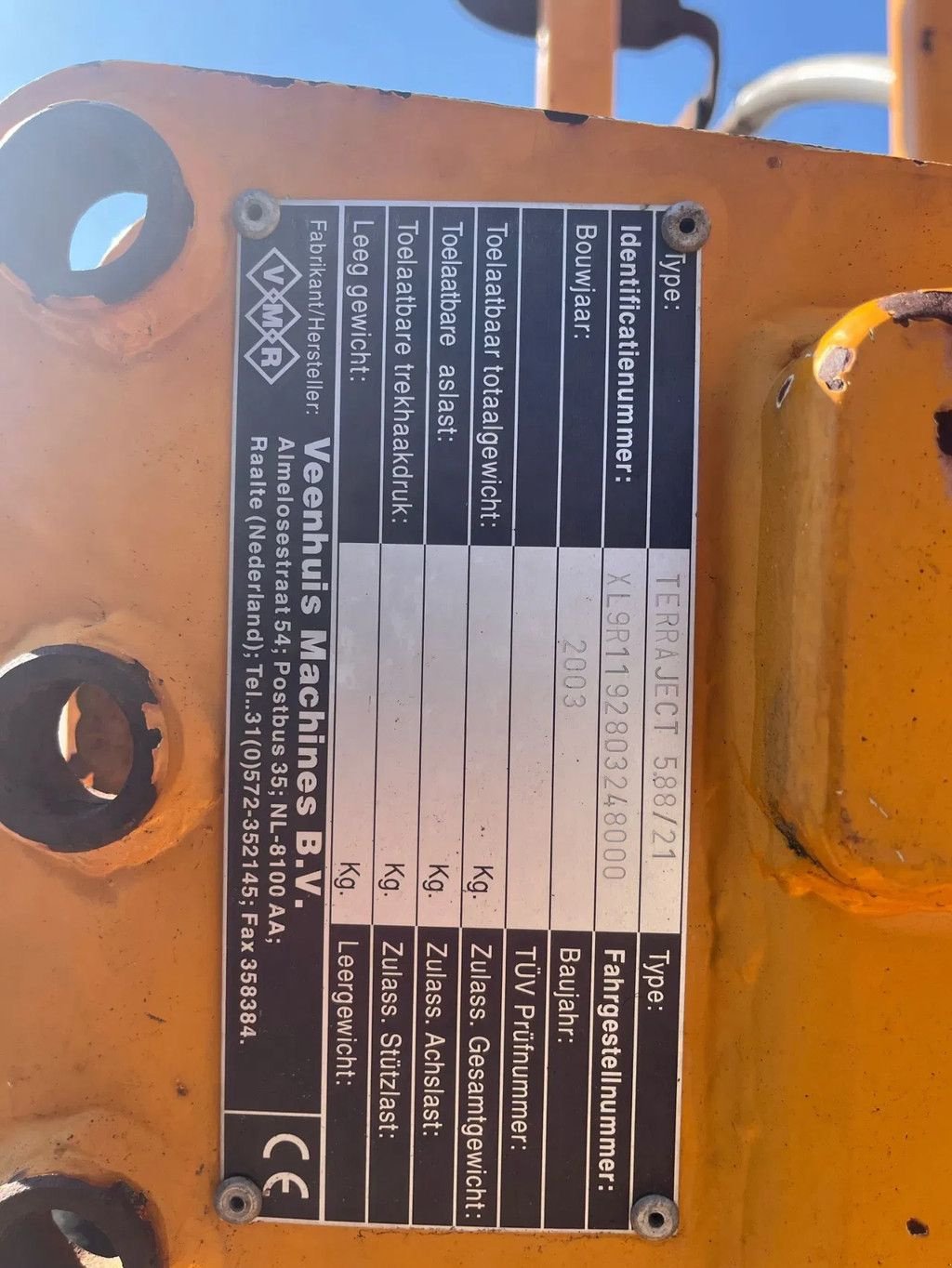 Schleudertankwagen del tipo Veenhuis Terraject 588-21 Bouwlandbemester Bemester, Gebrauchtmaschine In Ruinerwold (Immagine 10)