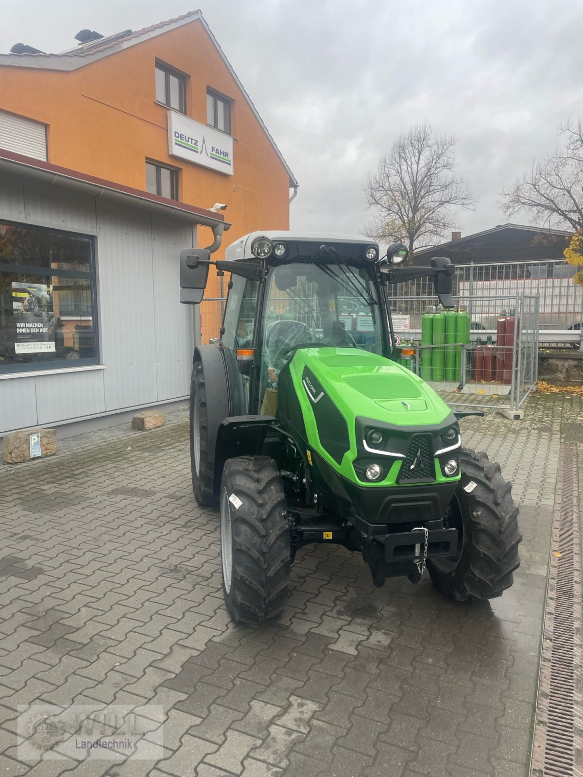 Schmalspurtraktor des Typs Deutz-Fahr 5080 DF Ecoline, Neumaschine in Rudendorf (Bild 4)