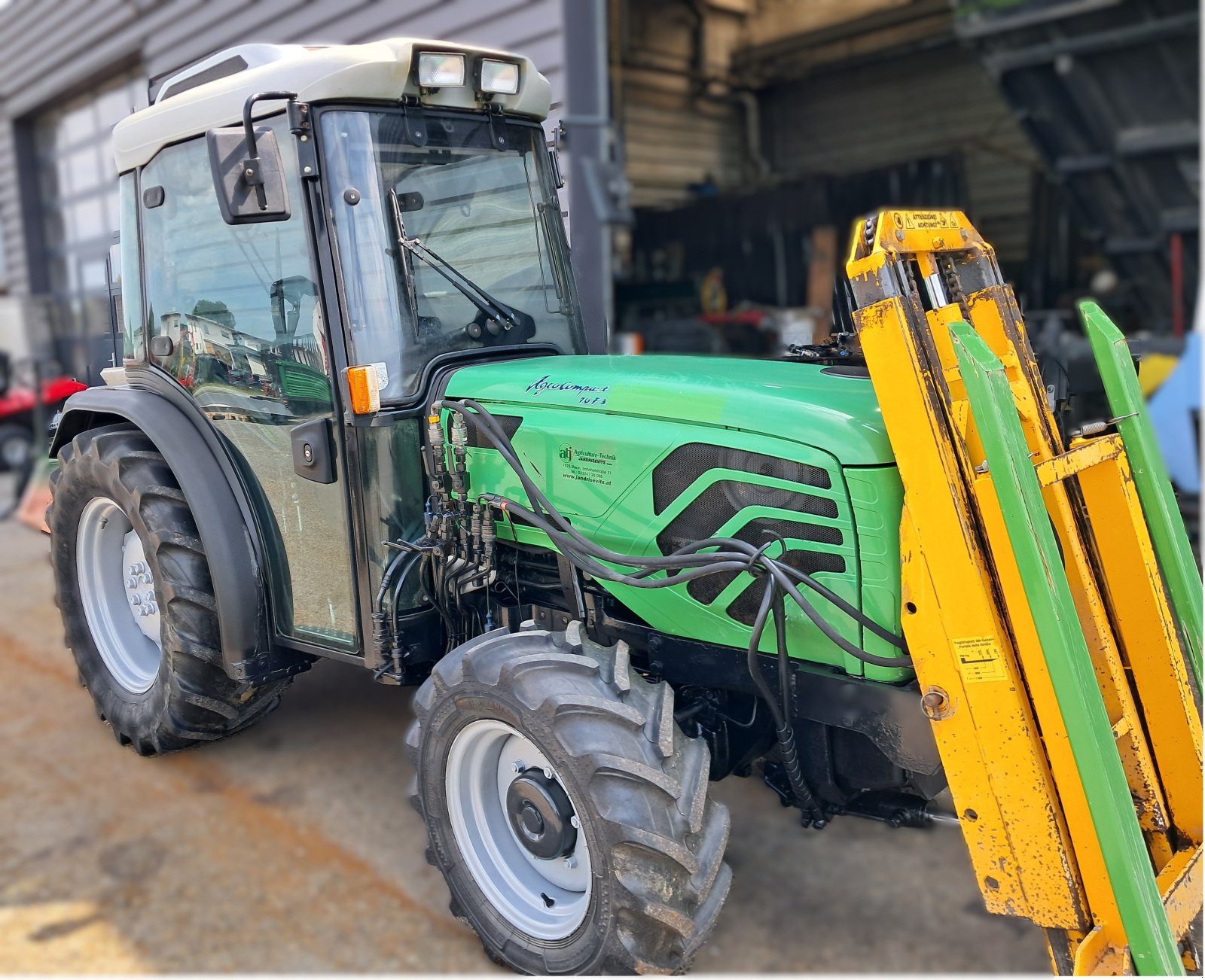 Schmalspurtraktor des Typs Deutz Agro Compact 70F, Gebrauchtmaschine in Strem (Bild 4)