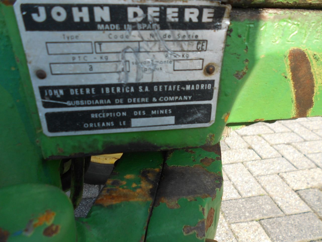 Schmalspurtraktor tip John Deere 1020v, Gebrauchtmaschine in Oirschot (Poză 11)