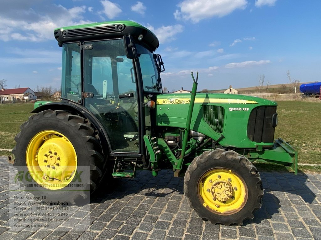 Schmalspurtraktor del tipo John Deere 5080 GF, Gebrauchtmaschine In Weißenschirmbach (Immagine 5)