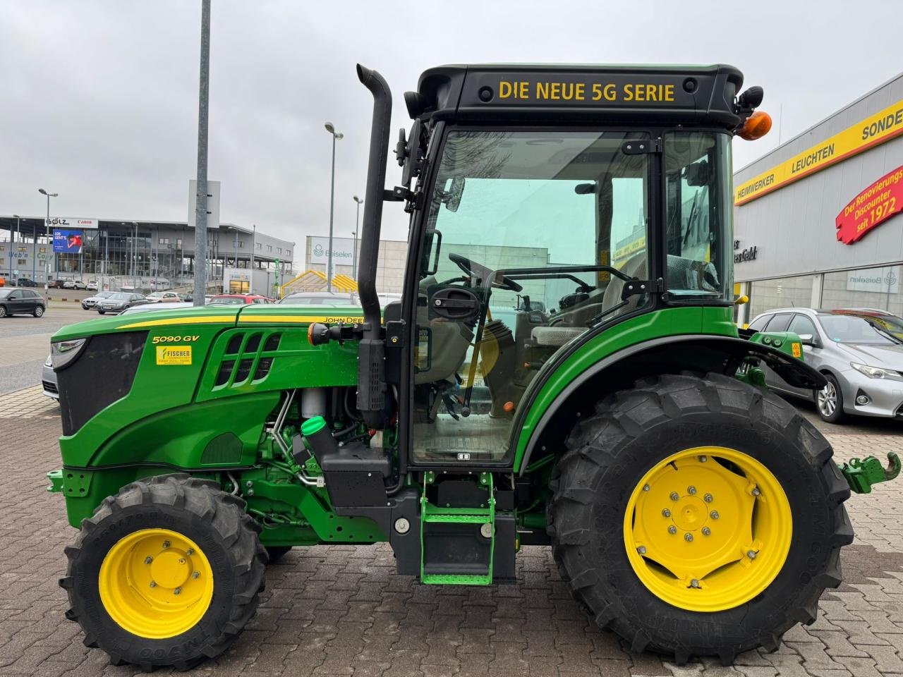 Schmalspurtraktor Türe ait John Deere 5090GV Stufe V, Neumaschine içinde Worms (resim 3)