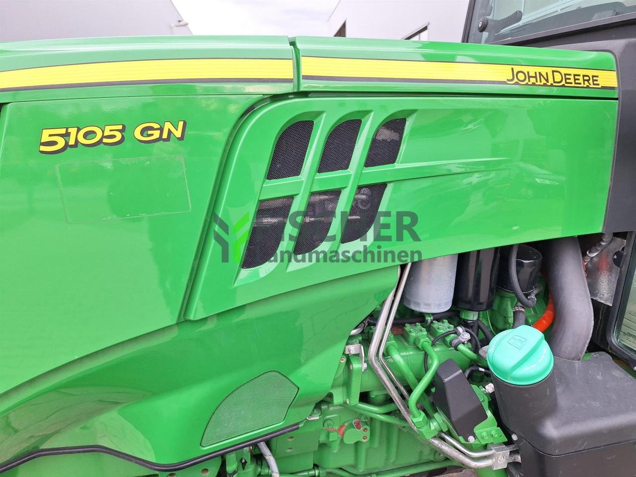 Schmalspurtraktor Türe ait John Deere 5105GN Stufe V, Neumaschine içinde Worms (resim 15)