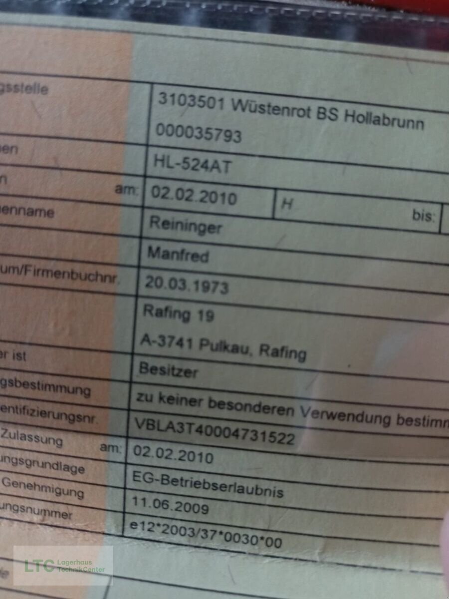 Schmalspurtraktor des Typs Lindner Geotrac 73 alpin, Gebrauchtmaschine in Eggendorf (Bild 6)