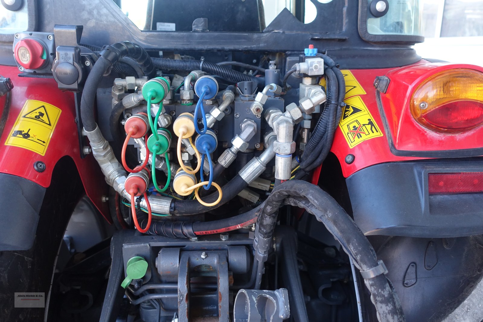 Schmalspurtraktor typu Massey Ferguson 3650GE, Gebrauchtmaschine v Tapfheim (Obrázek 8)