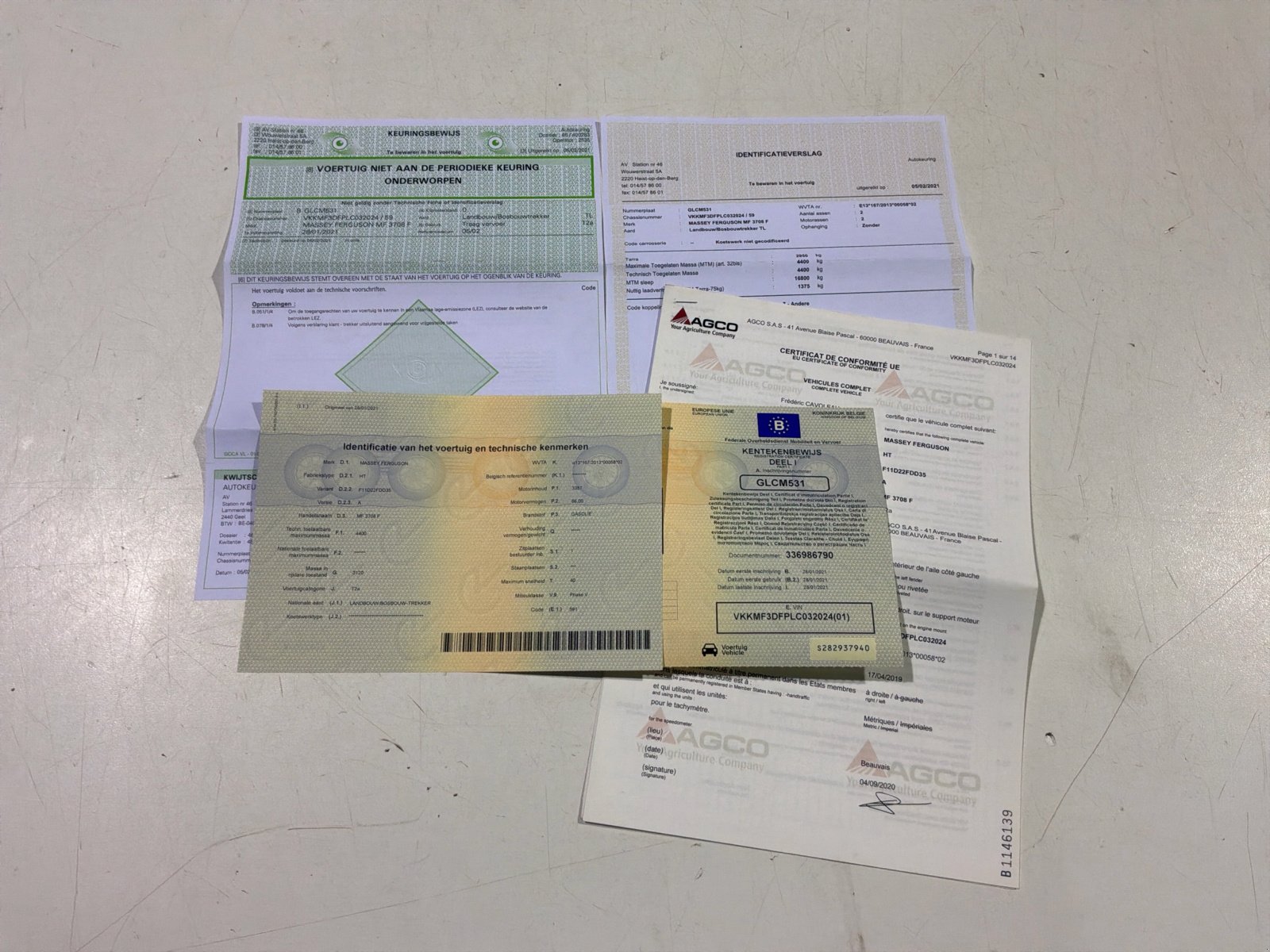 Schmalspurtraktor typu Massey Ferguson F3708F, Gebrauchtmaschine v Aarschot (Obrázek 23)