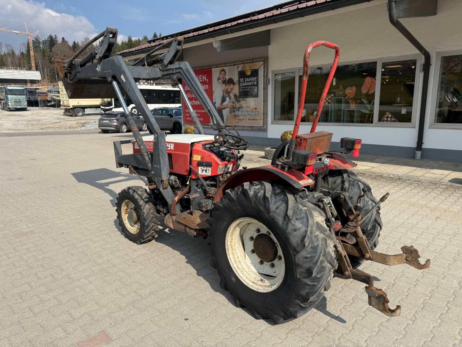 Schmalspurtraktor du type Steyr 8055 A, Gebrauchtmaschine en Neureichenau (Photo 3)