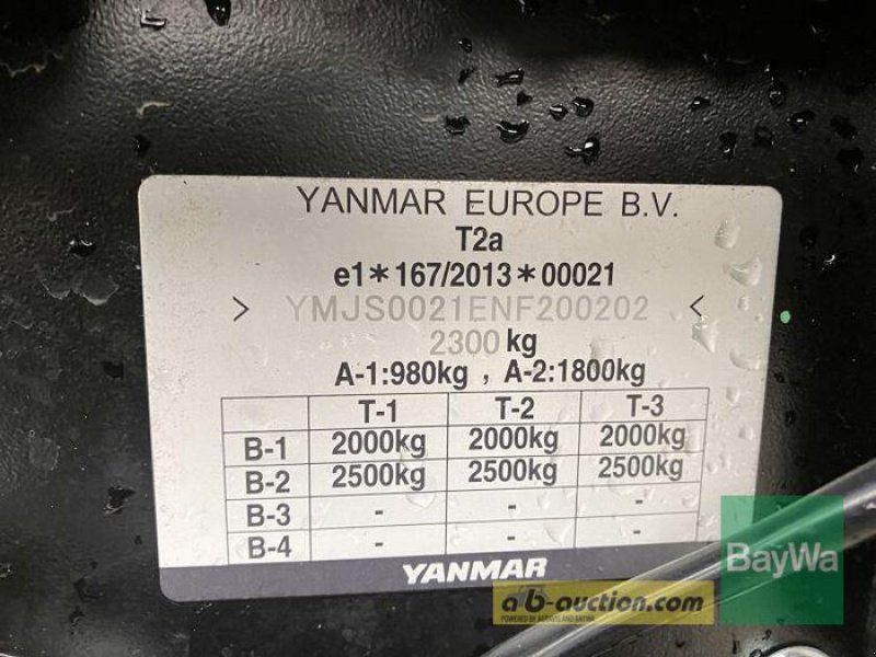 Schmalspurtraktor типа Yanmar KG- YT235 MIT KABINE, Gebrauchtmaschine в Großweitzschen (Фотография 12)