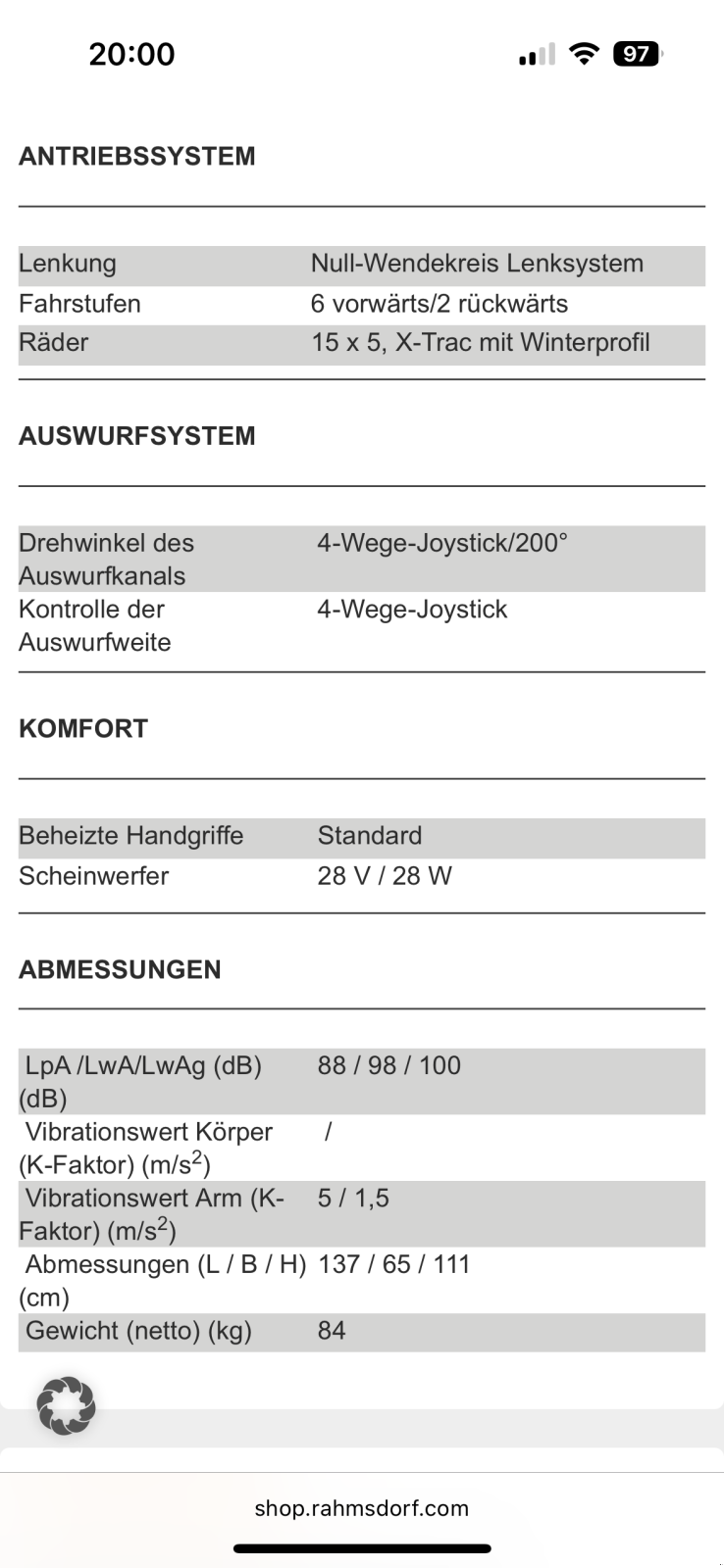 Schneefräse des Typs Cub Cadet 526 SWE, Gebrauchtmaschine in Freiberg (Bild 3)
