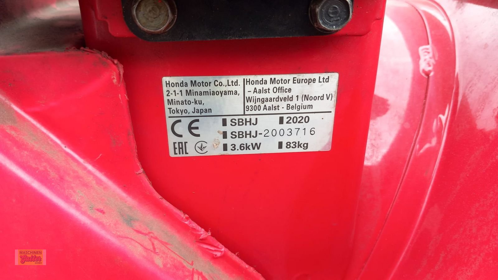 Schneefräse des Typs Honda HSS 655 gebraucht, Gebrauchtmaschine in Kötschach (Bild 10)