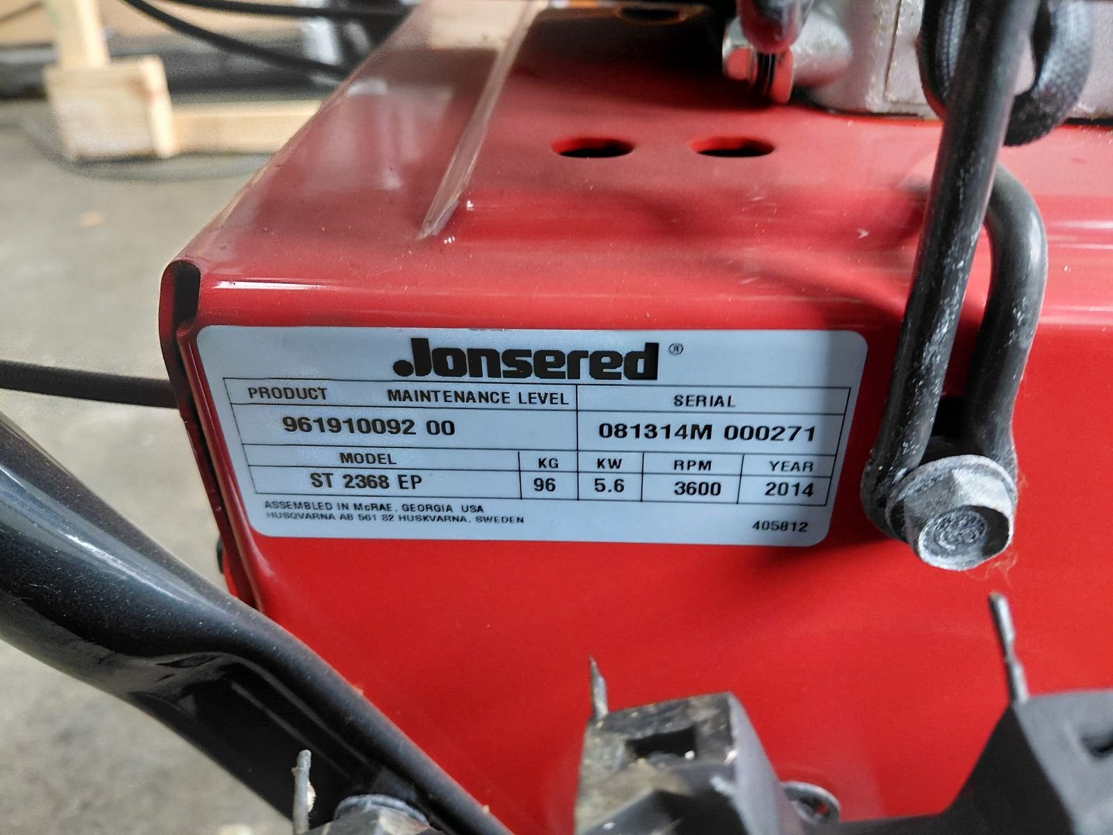 Schneefräse del tipo Jonsered Schneefräse Jonsered NEU, Gebrauchtmaschine In Strem (Immagine 3)